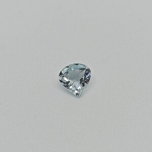 Aquamarine Faceted Heart shape cut 6mm×6mm ,5mm×5mm size 5pcs lot Natural blue and  Excellent making Loose Gemstone