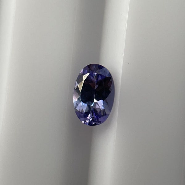 Precious Oval Shape Tanzanite Faceted Blue Tanzanite Excellent Condition AAQuality Oval Cut Tanzanite For Jewellery Loose Gemstone 0.6Cts.