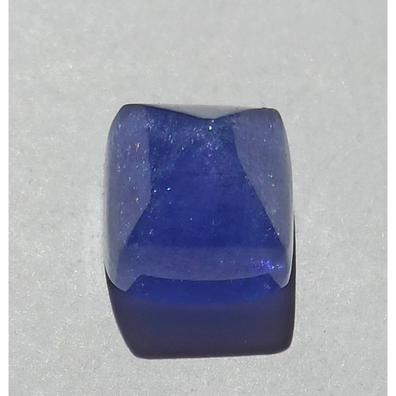 Naturlig Tanzanit Cabochon: Sockerlimpa Ädelsten (12 mm) bild 2