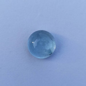 AA Aquamarine cabochons Round shape 10mm,9mm,8mm,7mm size  Natural amd smooth Aquamarine Loose Cabochons