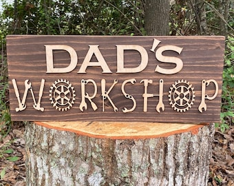 Rustic Fathers Day Dad gift Wood Look Home Decor 10x12 Metal Sign SS1242 
