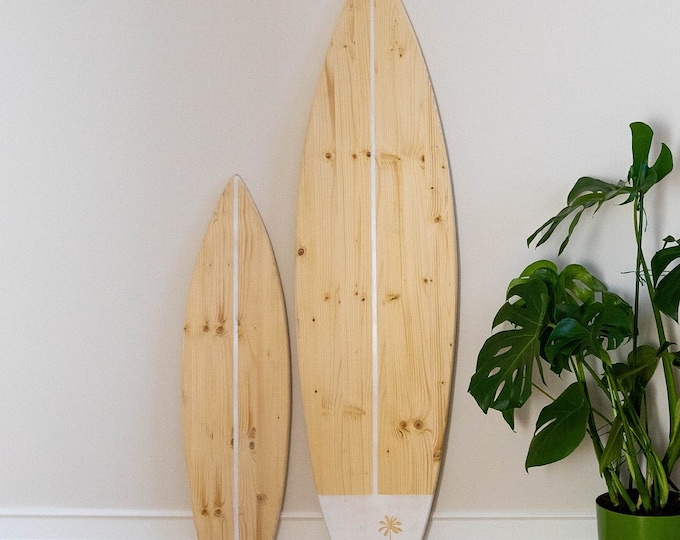 Wooden Vintage Surfboard Wall Art Decor 1 meter 3.2 ft