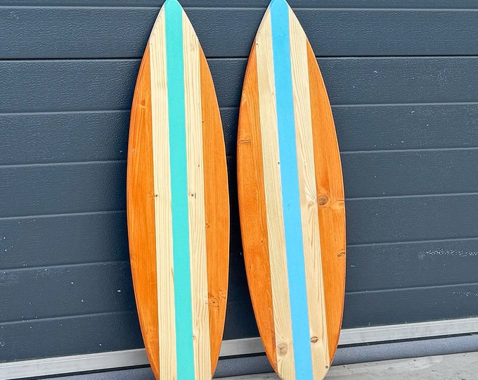 Vintage Wooden Decorative Surfboard Wall art 1 meter 3.2 ft