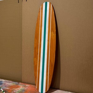 Wooden Vintage Surfboard Decor Wall art Coffee table Surfbrett deko