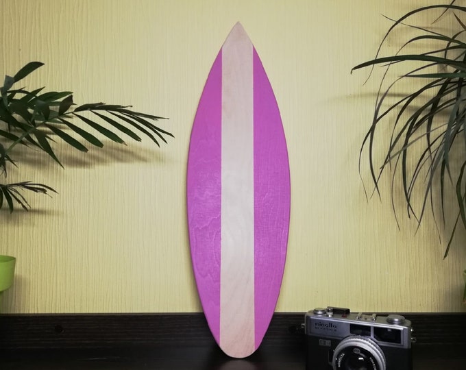 Wooden Mini Surfboard | Plache Kite Bar Wall Hanging Decor