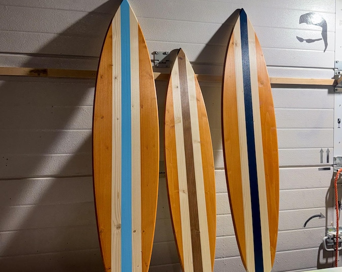Vintage Decorative Surfboard Custom Wooden Wall Art