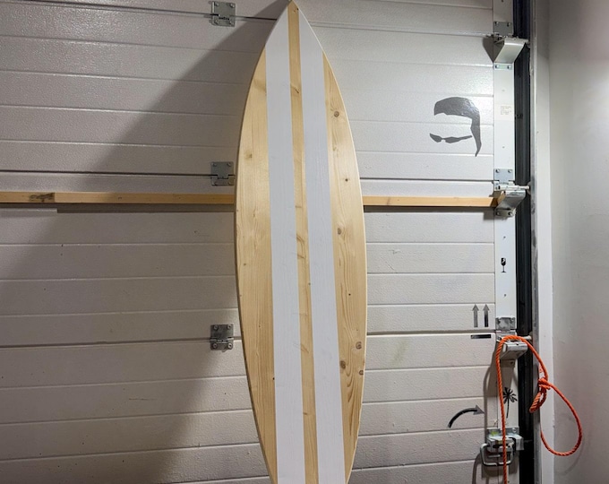 Wooden Surfboard wall art Decor for Coffee Table Base