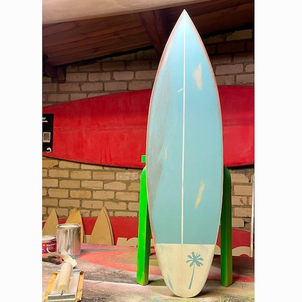 Surfbrett aus Holz im Vintage-Stil, 160 cm