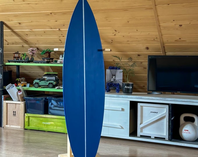Handmade Wooden Surfboard Wall Art for Coastal or Beach-Themed Decor | Surfbrett wanddeko | Tavola da surf