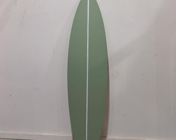 Wooden Olive Surfboard Home Decor Wall art Surfbrett deko