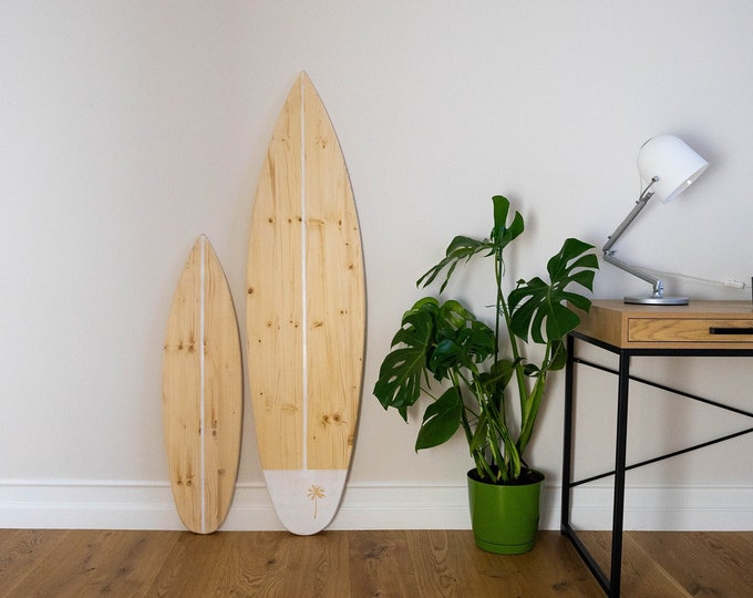 Wooden Vintage Surfboard Decor 1 meter 3.2 ft