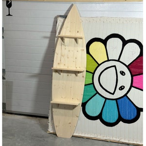 Surfboard Shelf Wall Rack Decor Stand