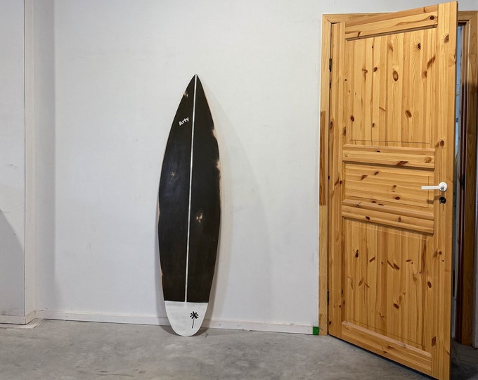 Wooden Vintage Surfboard 180 cm Wall Hanging Decor