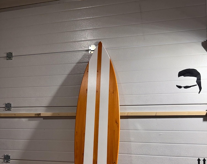 Wooden Vintage Surfboard Decor Wall art Surfbrett deko