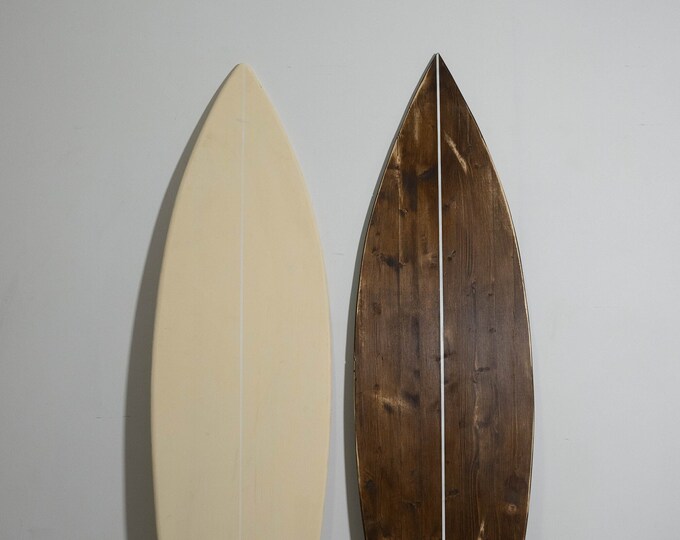 Wooden Vintage Surfboard Decor 180 cm 70 in
