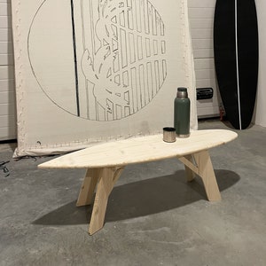 Surfboard Coffee Entryway Table Furniture