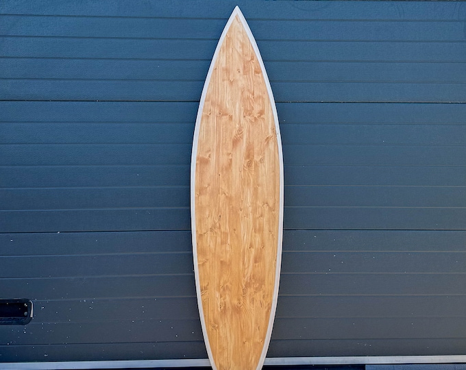 Wooden Vintage Surfboard Wall Art Decor 180 cm