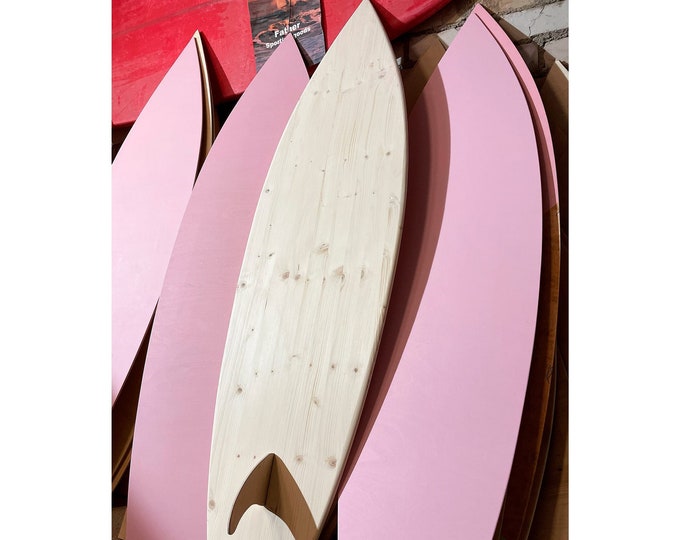 Wooden Surfboard Decor 150 cm Pine table