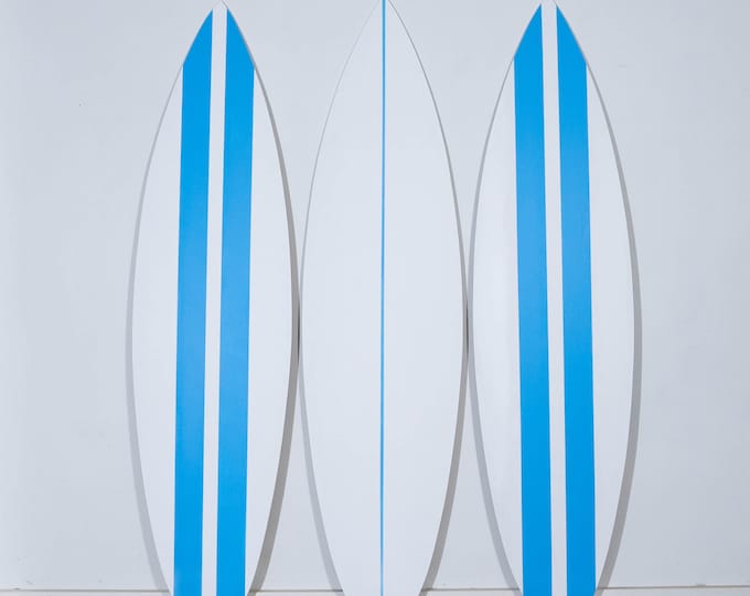 White surfboard Wall art for coastal inspired home