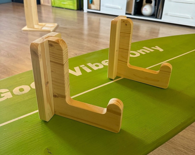 Hooks for Surfboard longboard snowboard horizontal wall mount