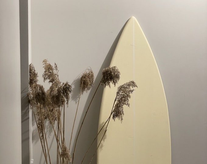 Wooden Surfboard Decor Earth tone wall art 180 cm 70in Pine