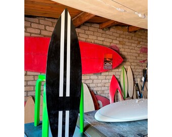 Wooden Surfboard Wall Art black Decor
