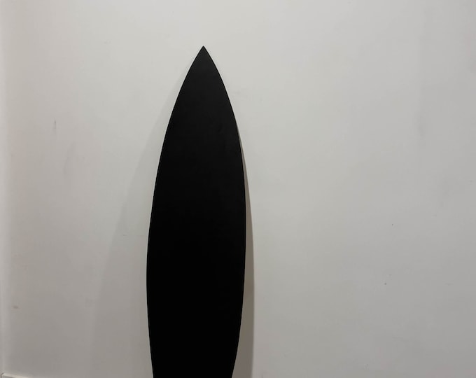 Wooden Black Surfboard Chalkboard Home Decor