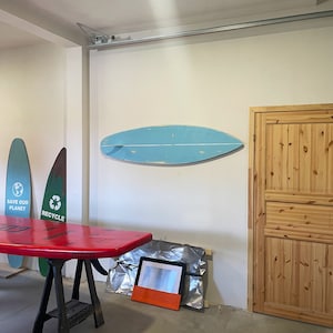 Wooden Vintage Surfboard Decor wall art