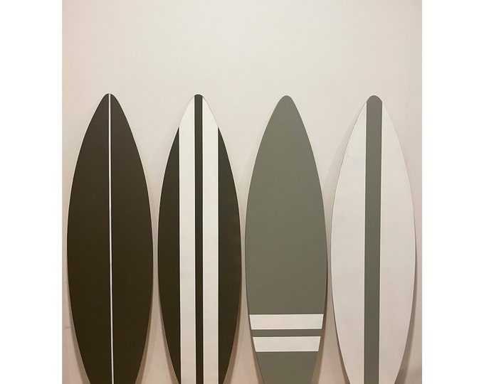 Wooden Surfboard Decor 1m 32 ft Vintage Wall Art