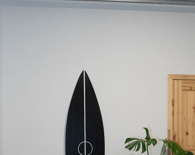 Wooden Surfboard Decor 180 cm Custom Bar Home Wall Art | Surfbrett wanddeko