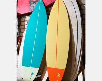 Wooden Surfboard Decor 180 cm Vintage Wall Art