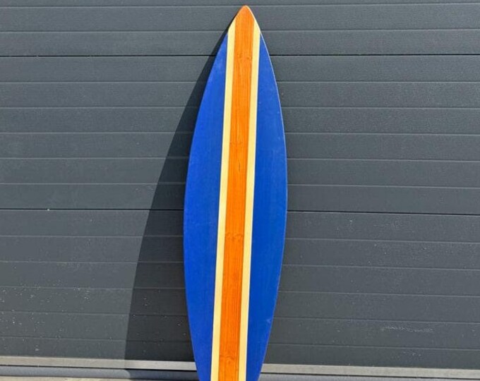 Wooden Vintage Surfboard coastal room wall art decor surfbrett deko