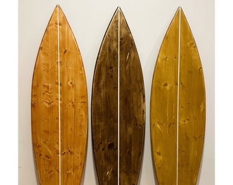 Wooden Vintage Surfboard Decor 180 cm wall art surfbrett deko