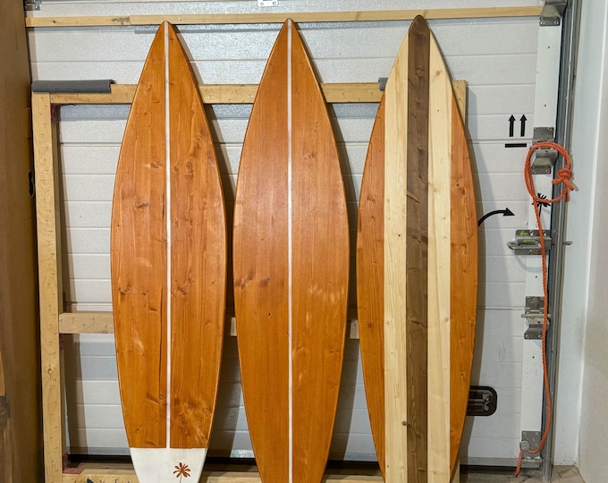 Wooden Vintage Surfboard Decor Wall art Surfbrett deko