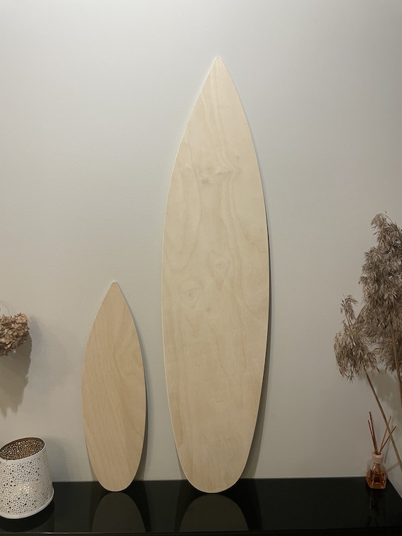 Wooden Mini Surfboard. Great Gift for Water Sports Lovers