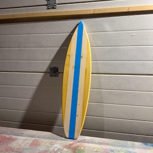 Wooden Vintage Surfboard Decor Wall art Surfbrett deko | Sign for DIY, Coastal Beach House, Boho Wall Art