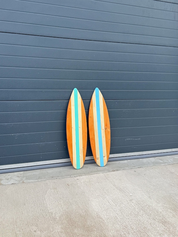 Wooden Vintage Surfboard 180 Cm Coastal Room Decor Wall Art - Etsy