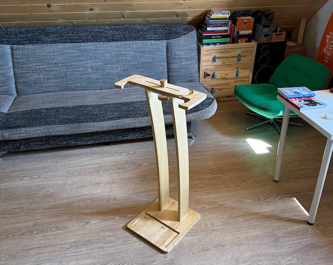 Wooden Surfboard Rack Display Stand Decor