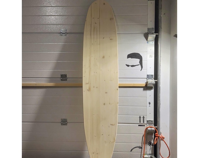 DIY Wooden Surfboard Wall Decor: Beach Theme Art Canvas