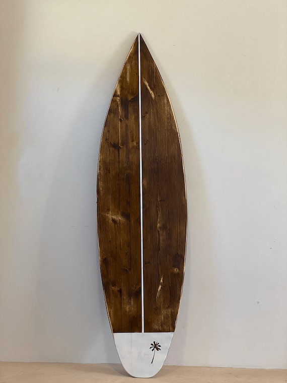 木製ヴィンテージサーフボードウォールアートDecorSurfbrett Deko 180