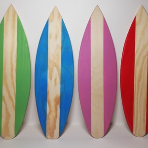 Wooden Mini Surfboard Planche de surf Decor