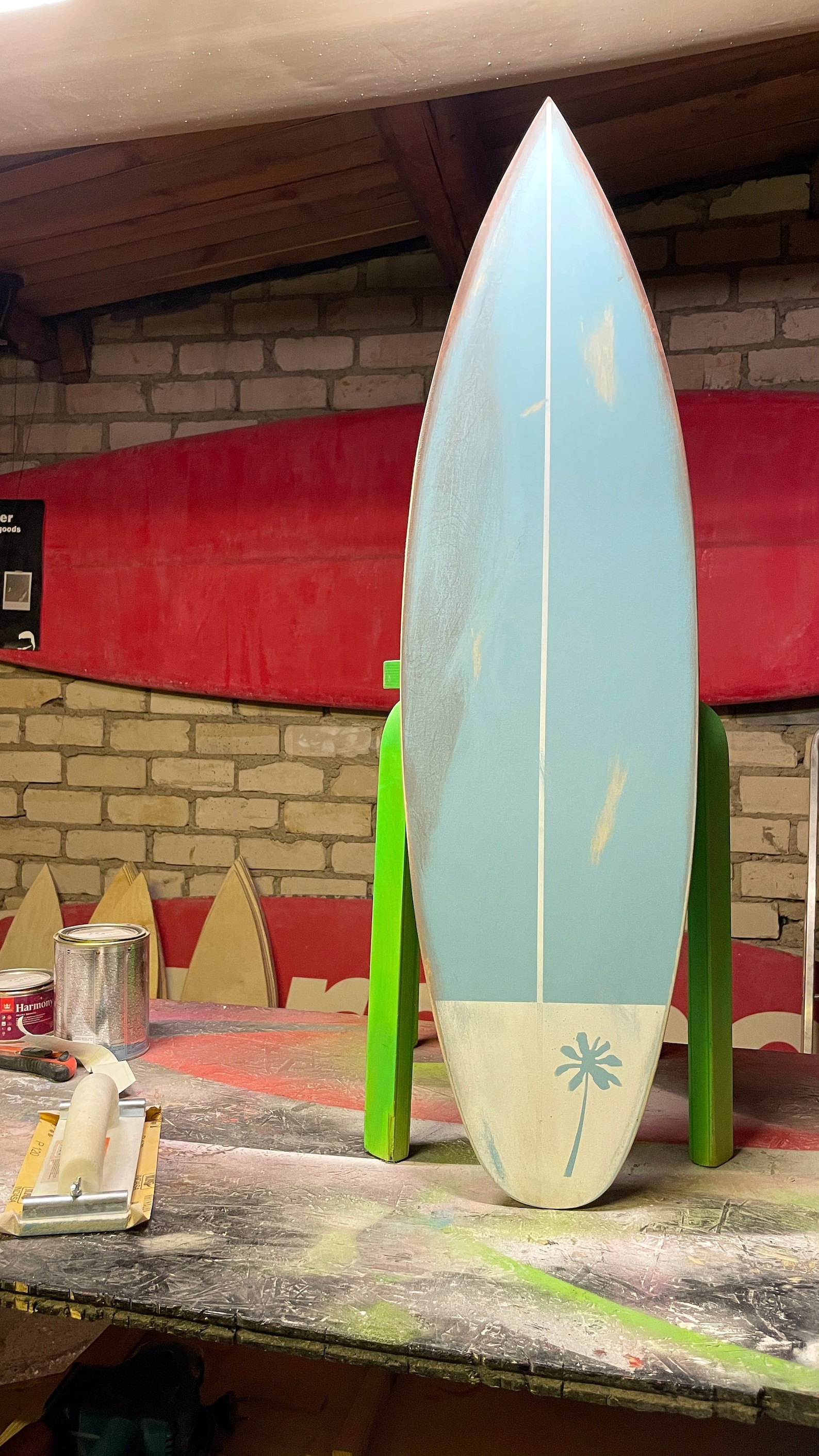 Wooden Surfboard Vintage Decor - Etsy