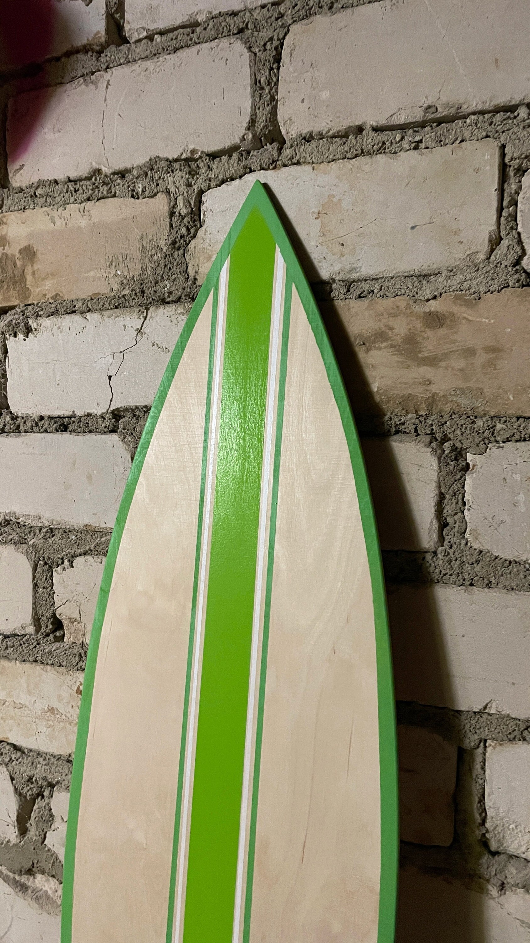 Wooden Surfboard Wall Hanging Decor Etsy