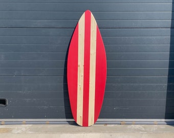 Wooden Vintage Surfboard coffee table boho wall art