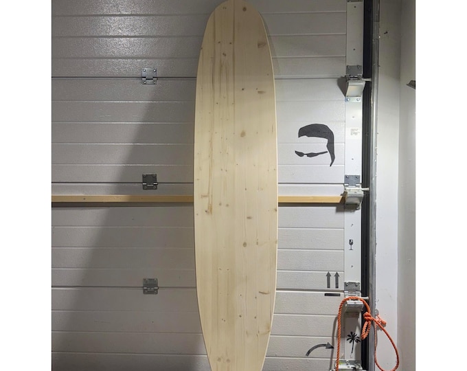 DIY Wooden Surfboard Wall Decor Longboard Raw  Canvas for Art Projects | Beach theme | Business stand | Planche de surf | Surfbrett Wanddeko