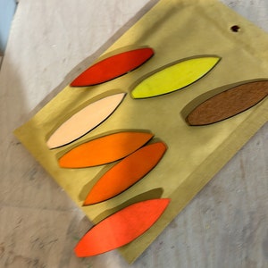 Wooden decorative Mini Surfboard Set for events