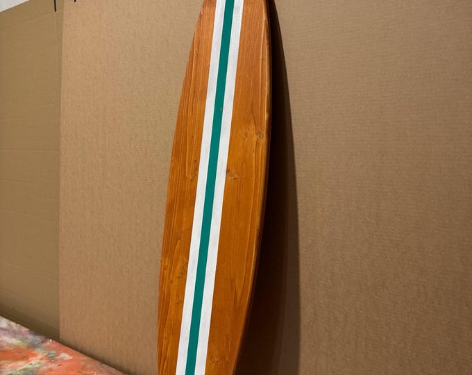 Wooden Vintage Surfboard Decor 1 meter surfbrett deko wall art
