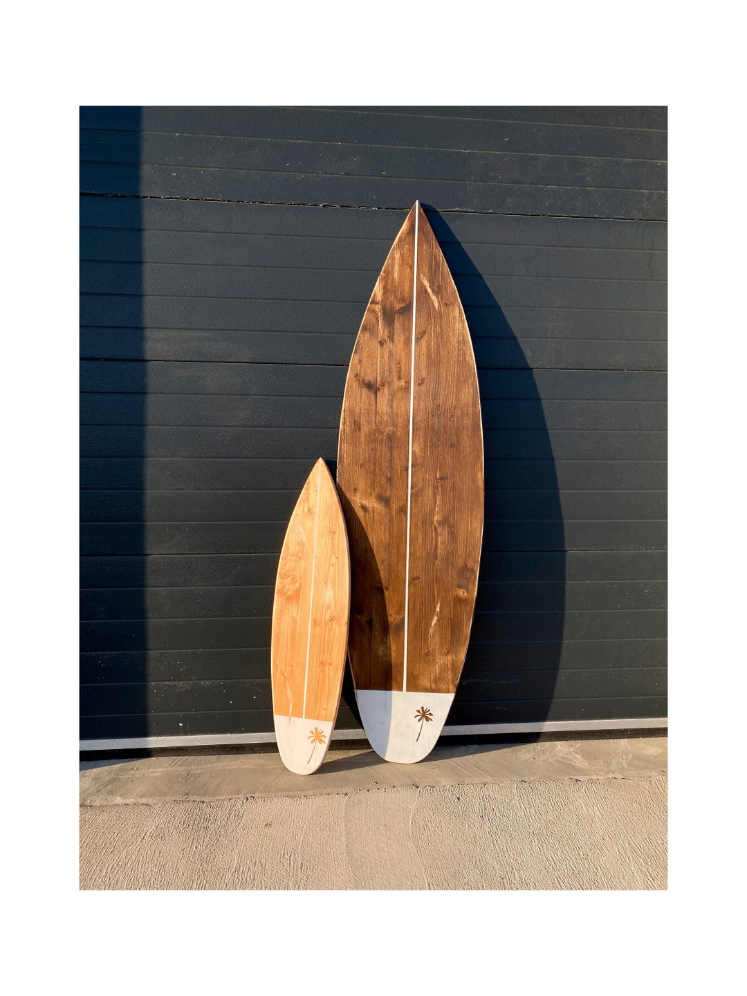Wooden Vintage Surfboard Wall Decor Etsy