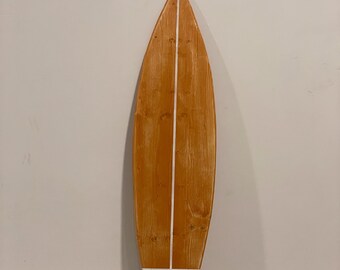 Decorazione Parete Metallica Vintage: Targa In Alluminio Con Tavola Da Surf, 20x30 Cm - copertina