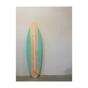 Coastal wall art | Wooden Decorative Surfboard